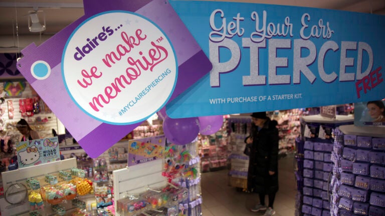 These are the Claire’s stores closing in Mass.