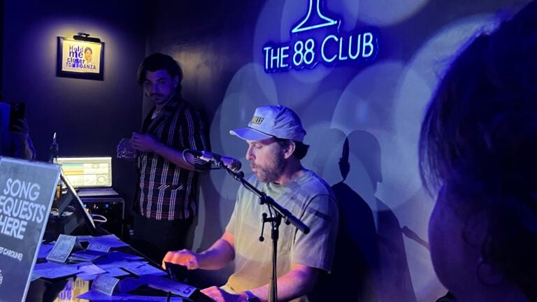 Watch Charlie Day play ‘Dayman’ at Boston piano bar