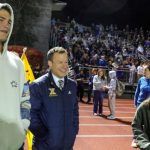 Drake Maye attends Catholic Memorial vs. Xaverian football game