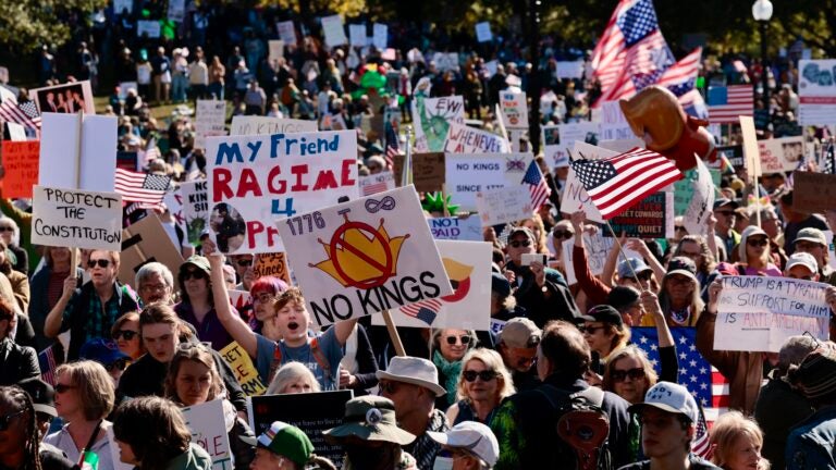 Photos from Saturday’s ‘No Kings’ protests across Greater Boston