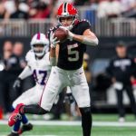 Michael Penix (knee), Drake London (hip) set to play vs. Patriots