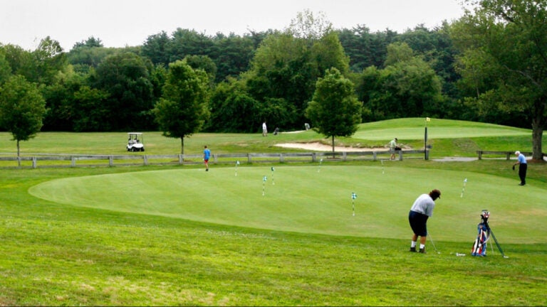 Mass. man reports being shot with pellet gun while golfing