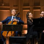 Mayor Wu and cellist Yo-Yo Ma perform together at Boston’s Symphony Hall